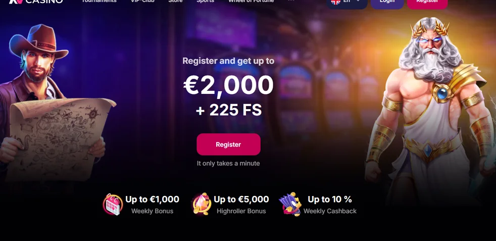 Registrer deg hos NV Casino
